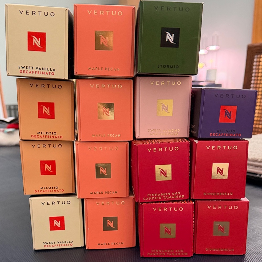 Nespresso Vertuo Assorted Coffee Pod Collection 15 boxes